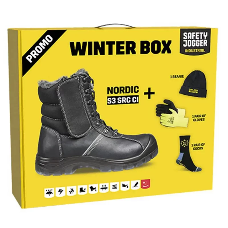 spier elektrode Vermindering Safety Jogger Promo Nordic Winter Box veiligheidslaars S3 zwart |  Werkkleding en Werkschoen Winkel | Allewerk.com